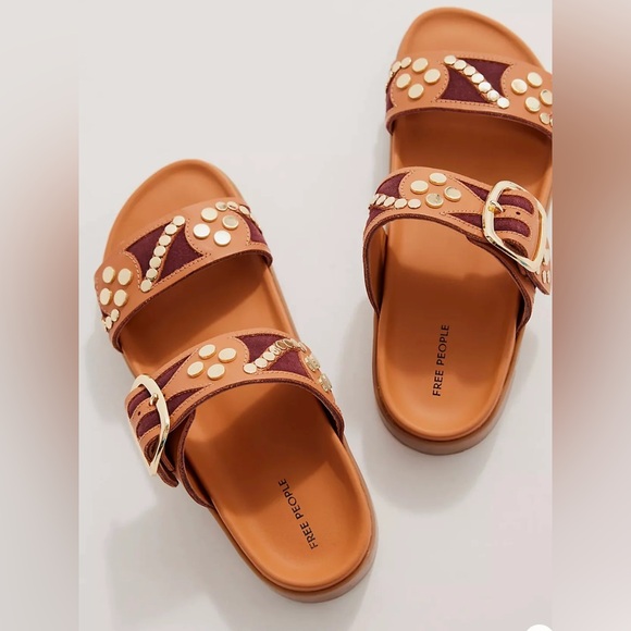 Free People Shoes - FREE PEOPLE REVELRY STUDDED SLIDE SANDAL